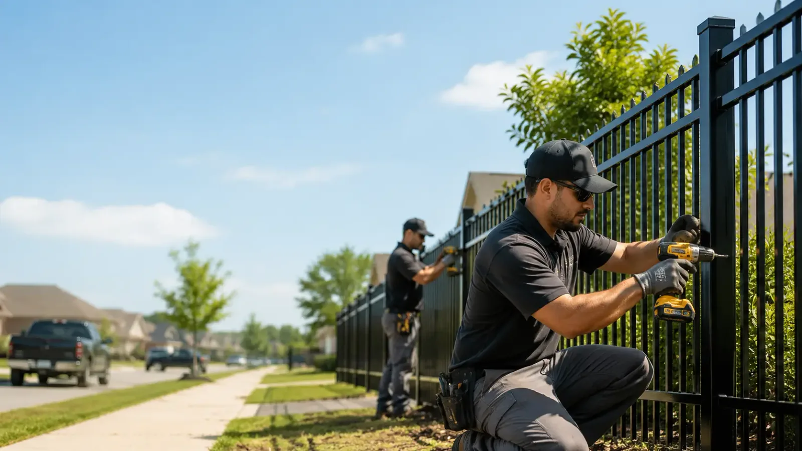 Metal Fence Installation in Vina, AL